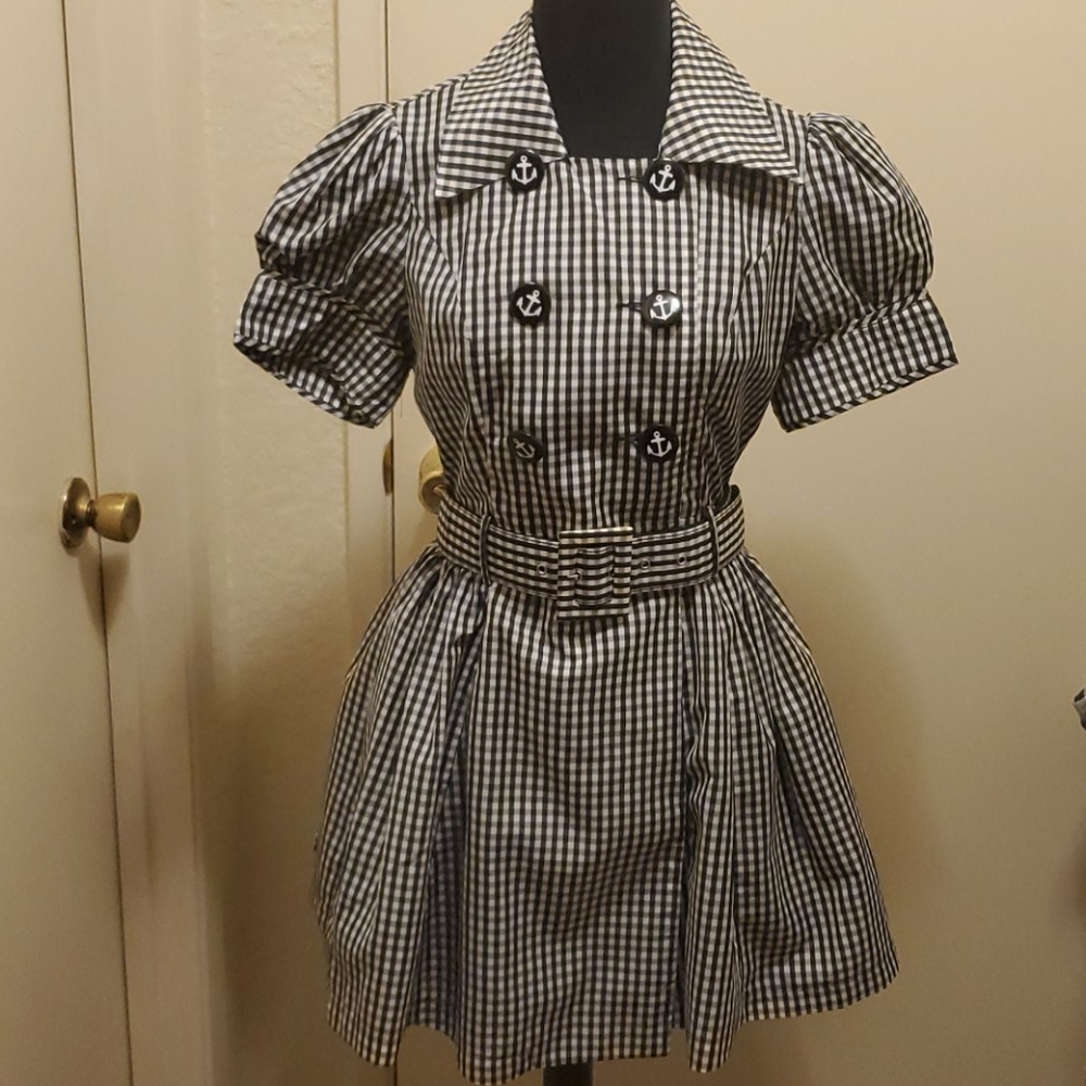 Forever 21 twist gingham jacket M